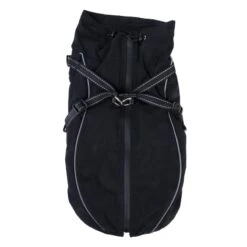 TIAKI Arkon Dog Coat With Harness - Black Approx. 30cm Back Length -Zoo Plus 471499 pla harness arkon 40cm fg 2650 7 1