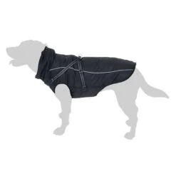 TIAKI Arkon Dog Coat With Harness - Black Approx. 40cm Back Length