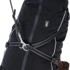 TIAKI Arkon Dog Coat With Harness - Black Approx. 60cm Back Length -Zoo Plus 471503 arkon 60cm dog fg 3827 3 3