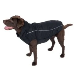 TIAKI Arkon Dog Coat With Harness - Black Approx. 40cm Back Length -Zoo Plus 471503 arkon 60cm dog fg 3828 7 2