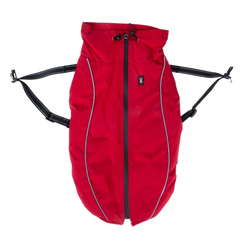 TIAKI Arkon Dog Coat With Harness - Red Approx. 45cm (Back Length) 14 TIAKI Arkon Dog Coat With Harness - Red Approx. 45cm (Back Length) - Image 14