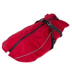 TIAKI Arkon Dog Coat With Harness - Red Approx. 45cm (Back Length) 26 TIAKI Arkon Dog Coat With Harness - Red Approx. 45cm (Back Length) -Zoo Plus 471507 pla harness arkon 45cm fg 2619 0