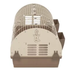 TIAKI Dome Rabbit Cage 120 X 58 X 52 Cm (L X W X H) -Zoo Plus 475097 tiaki rabbit cage dome fg 2492 9
