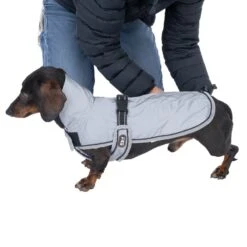 TIAKI Reflective Dog Coat - Silver Approx. 50cm (Back Length) -Zoo Plus 475429 reflective steel 30cm dog fg 7738 3 2
