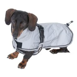 TIAKI Reflective Dog Coat - Silver Approx. 50cm (Back Length) -Zoo Plus 475429 reflective steel 30cm dog fg 7746 2 2
