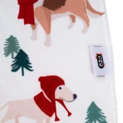 TIAKI Fun Winter Blanket For Dogs Blanket For Pawrents: 150 X 130cm (L X W) -Zoo Plus 478399 hundedecke funny winter dogs fg 1704 1 2