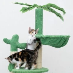 TIAKI Nature Green Desert Scratching Post Green/Brown -Zoo Plus 480197 tiaki nature green desert fg 8707 2