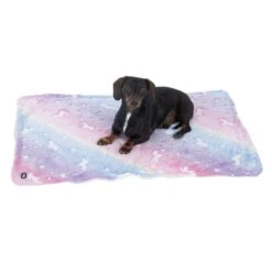 TIAKI Glowing Unicorns Cosy Blanket 100 X 70 Cm (L X W) -Zoo Plus 480210 decke unicorns fg 6159 3