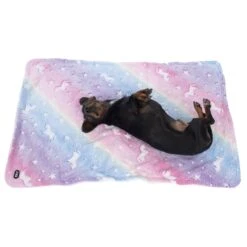 TIAKI Glowing Unicorns Cosy Blanket 100 X 70 Cm (L X W) -Zoo Plus 480210 decke unicorns fg 6160 5