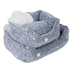 TIAKI Glowing Stars Dog Bed 50 X 40 X 23 Cm (L X W X H) 25 TIAKI Glowing Stars Dog Bed 50 X 40 X 23 Cm (L X W X H) -Zoo Plus 480898 408899 hundebetten glowing stars fg 5223 9