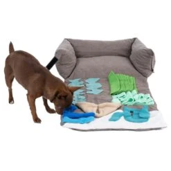 TIAKI Mink Playground Dog Bed 50 X 40 X 17 Cm (L X W X H) -Zoo Plus 481722 tiaki playground hundebett mink fg 9241 8