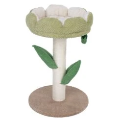 TIAKI Nature Blossom Scratching Tree White 36 TIAKI Nature Blossom Scratching Tree White -Zoo Plus 481735 tiaki nature blossom green fg 4187 3 1
