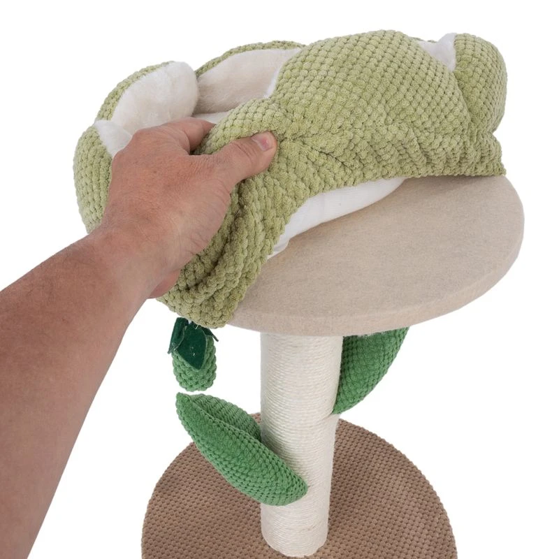 TIAKI Nature Blossom Scratching Tree White 11 TIAKI Nature Blossom Scratching Tree White - Image 11