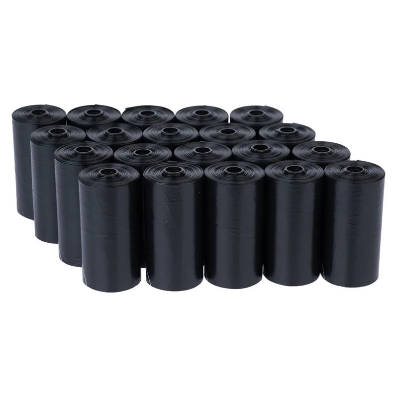 TIAKI Black Dog Poop Bags 20 Rolls Of 15 Bags 1 TIAKI Black Dog Poop Bags 20 Rolls Of 15 Bags