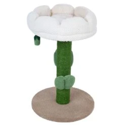 TIAKI Nature Blossom Scratching Tree Light Green -Zoo Plus 484296 tiaki nature blossom white fg 4139 9