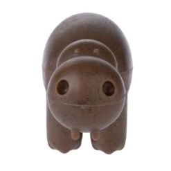 TIAKI Hippo Squeaky Chew Toy 13.5 X 6 X 8 Cm (L X W X H) -Zoo Plus 486112 coffee seeds hippo squeaky chew toy fg 3058 4