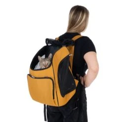 TIAKI Backpack For Pets With Extension 26 X 31 X 43cm (L X W X H) -Zoo Plus 488129 cat fg 2313 4