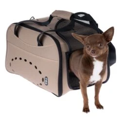 TIAKI Lightweight Carry Bag 44 X 28 X 28cm (L X W X H) -Zoo Plus 488134 tiaki lightweight pet carrier fg 2152 8
