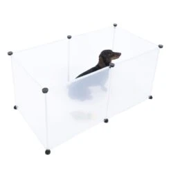 TIAKI Plastic Puppy Playpen 12 Panels: 50 X 50cm (W X H) -Zoo Plus 491398 12panel plastic playpen fg 3530 9