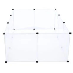 TIAKI Plastic Puppy Playpen 12 Panels: 50 X 50cm (W X H) -Zoo Plus 491398 12panel plastic playpen fg 3542 6