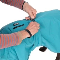 TIAKI Dog Raincoat - Teal Approx. 50cm (Back Length) -Zoo Plus 492112 teal 60cm dog fg 4 2 1