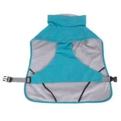 TIAKI Dog Raincoat - Teal Approx. 50cm (Back Length) -Zoo Plus 492698 teal 40cm fg 6878 0 1