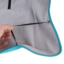 TIAKI Dog Raincoat - Teal Approx. 50cm (Back Length) -Zoo Plus 492698 teal 40cm fg 6886 7 1