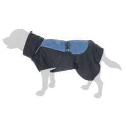 TIAKI Softshell Dog Coat - Steel Approx. 40cm (Back Length)