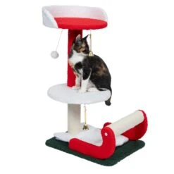 TIAKI Christmas Sledge Scratching Post 1 Scratching Post -Zoo Plus 493696 tiaki sleigh cat tree fg 4625 5