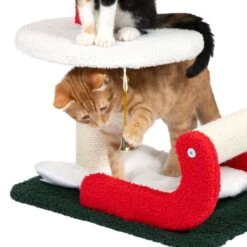 TIAKI Christmas Sledge Scratching Post 1 Scratching Post -Zoo Plus 493696 tiaki sleigh cat tree fg 4635 7