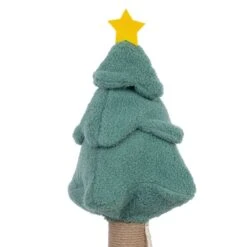 TIAKI Christmas Scratching Post Red/Green 30 TIAKI Christmas Scratching Post Red/Green -Zoo Plus 494198 tiaki holiday cozy cat tree fg 8970 3