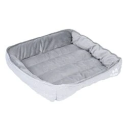 TIAKI Basic Cuddle Bed - Grey Size M: 78 X 55 X 16 Cm (L X W X H)