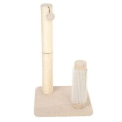 TIAKI Shearly Scratching Tower Beige -Zoo Plus 499901 tiaki shearly scratching tower fg 4172 5