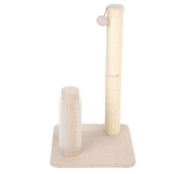 TIAKI Shearly Scratching Tower Beige -Zoo Plus 499901 tiaki shearly scratching tower fg 4173 5
