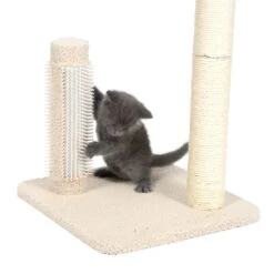 TIAKI Shearly Scratching Tower Beige -Zoo Plus 499901 tiaki shearly scratching tower fg 4456 0