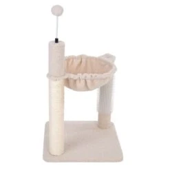 TIAKI Shearly Scratching Post With Hammock Beige -Zoo Plus 499902 tiaki shearly hammock fg 4156 1