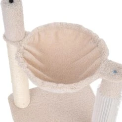 TIAKI Shearly Scratching Post With Hammock Beige -Zoo Plus 499902 tiaki shearly hammock fg 4160 7