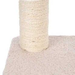 TIAKI Shearly Scratching Post With Hammock Beige -Zoo Plus 499902 tiaki shearly hammock fg 4165 0