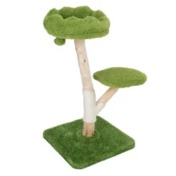 TIAKI Nature Willow Scratching Post Green
