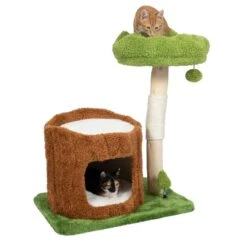 TIAKI Nature Maple Scratching Tree Green/Brown -Zoo Plus 500905 tiaki nature maple green fg 4615 5