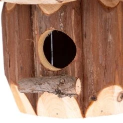 TIAKI Log Cabin Nesting Box Approx. 20 X 20cm (diameter X H) -Zoo Plus 500990 tiaki nesting box log cabin fg 6459 7