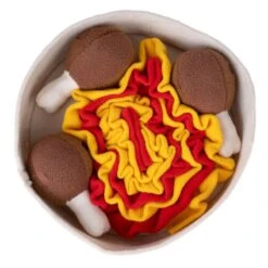 TIAKI Chicken Noodles Sniffing Mat 26 X 26cm (L X W) -Zoo Plus 500998 chicken noodles sniffing mat fg 3391 5