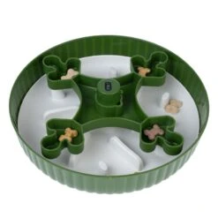 TIAKI Trebol Slow Feeder Bowl 1 Litre, Ø 25.5 Cm -Zoo Plus 501034 tiaki slow feeder green 1l trebol fg 5042 9