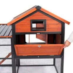 TIAKI Premium Chicken Coop 166 X 88 X 131.4 Cm (2 Packages*) (L X W X H) -Zoo Plus 501236 tiaki cicken coop premium fg 4060 0