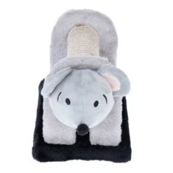TIAKI Mouse Scratching Post For Cats Grey / Black -Zoo Plus 501270 tiaki mouse scratcher fg 9028 3