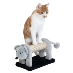 TIAKI Mouse Scratching Post For Cats Grey / Black -Zoo Plus 501270 tiaki mouse scratcher fg 9220 6