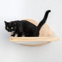 TIAKI Cloud Wall-Mounted Bed White -Zoo Plus 501279 tiaki wall bed cloud cat fg 1225 6