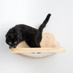 TIAKI Cloud Wall-Mounted Bed White -Zoo Plus 501279 tiaki wall bed cloud cat fg 1227 2