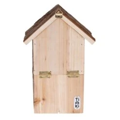 TIAKI Log Cabin Nesting Box L 17 X W 12.5 X H 26 Cm -Zoo Plus 501326 tiaki nesting box blockhouse fg 5372 6