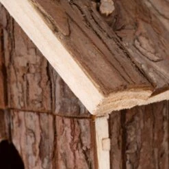 TIAKI Log Cabin Nesting Box L 17 X W 12.5 X H 26 Cm -Zoo Plus 501326 tiaki nesting box blockhouse fg 5379 4